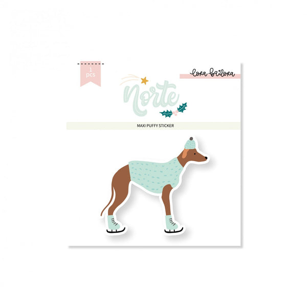 MAXI PUFFY STICKER GALGUITO NORTE